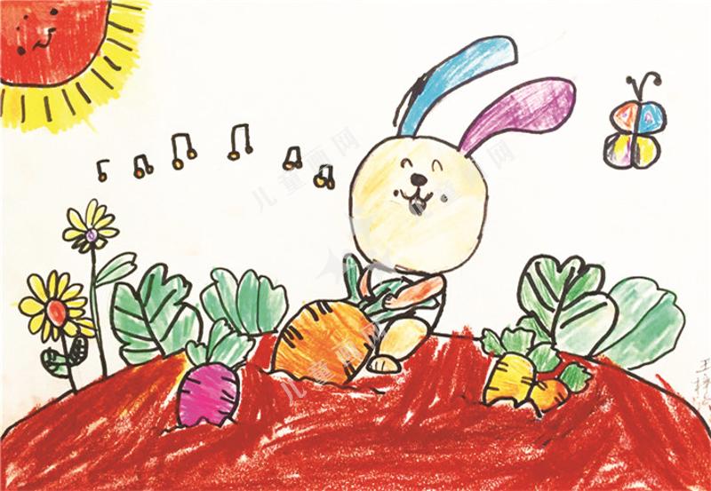 小白兔拔萝卜