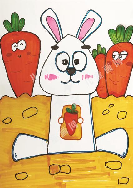 小兔拔萝卜