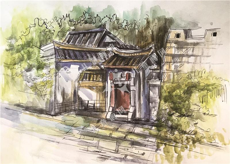 古朴幽静的水墨小镇