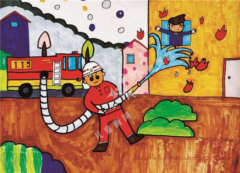 威武的消防员叔叔