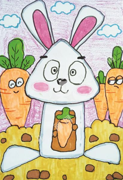 小兔拔萝卜