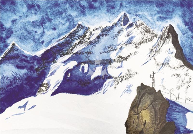 雪山印象