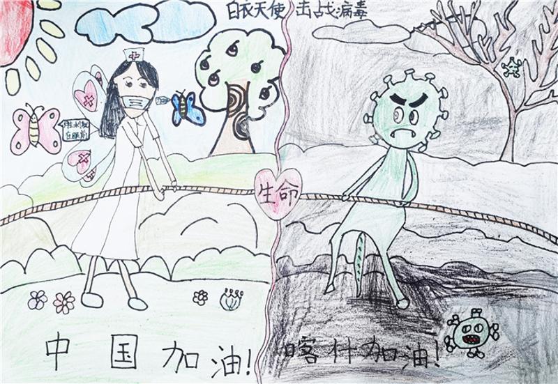 白衣天使击战病毒