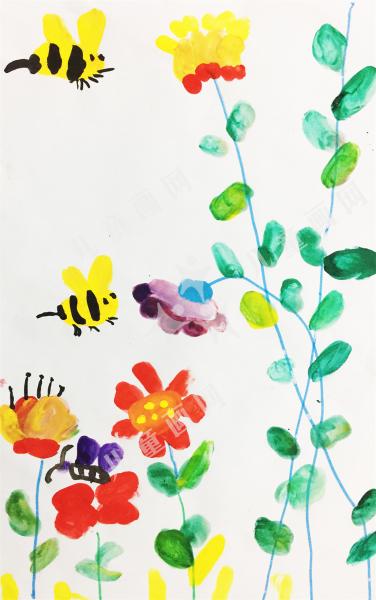 蜜蜂和花