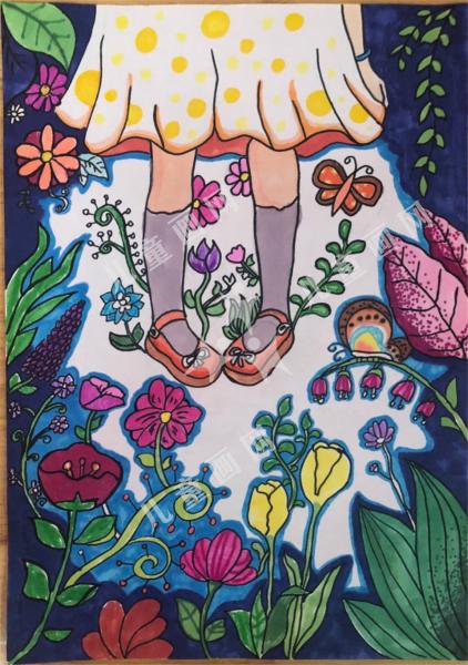 裙子与花