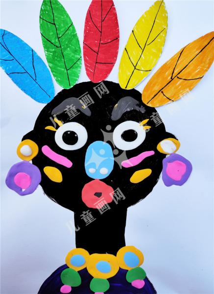 黑黝黝的印第安人