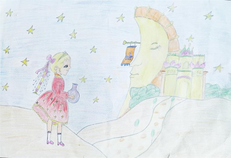 仰望星空的追梦女孩