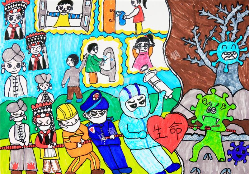 同心抗疫，情满人间