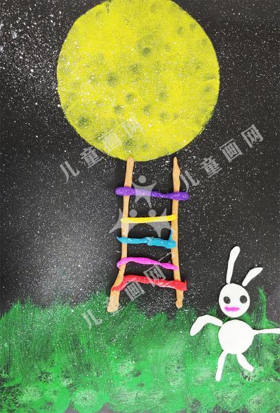 小兔找月亮