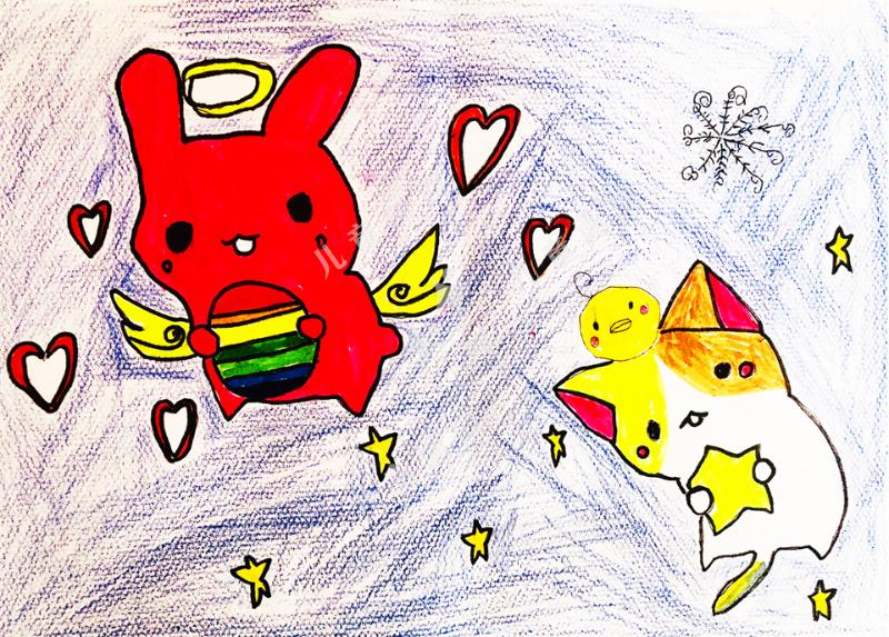 夜空下的喵小姐