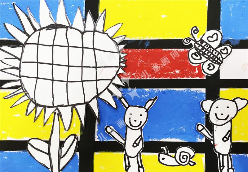 蒙德里安的向日葵