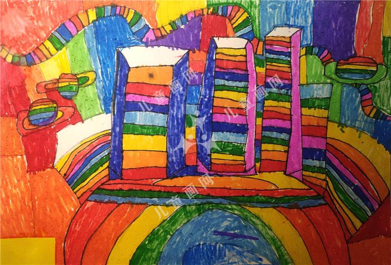 彩虹桥上的房子