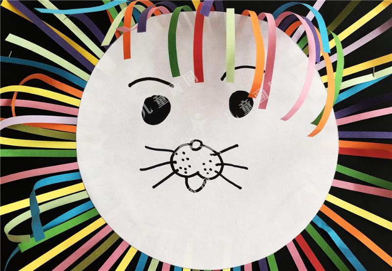 我为小狮子染发