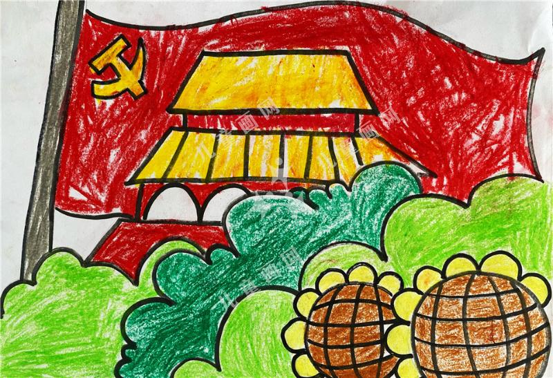 党旗飘飘