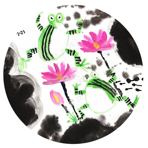 青蛙·荷花