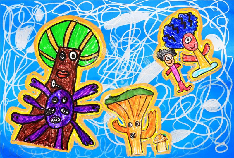 森林里的蘑菇怪