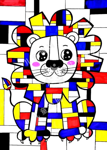 蒙德里安的小狮子