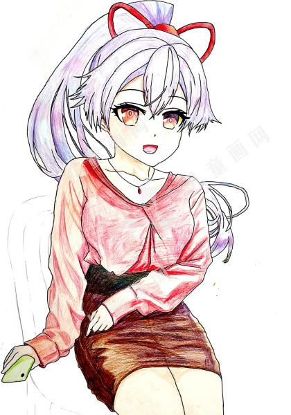 紫发女孩