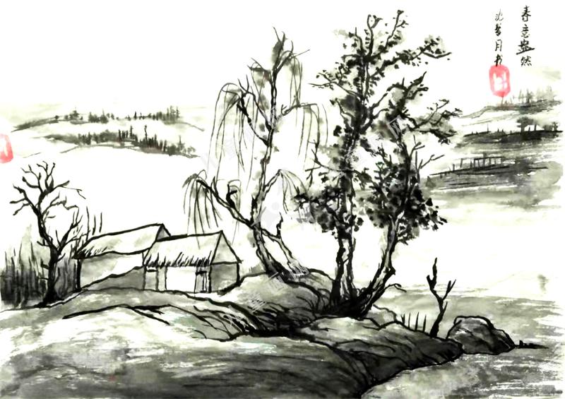 水墨山水