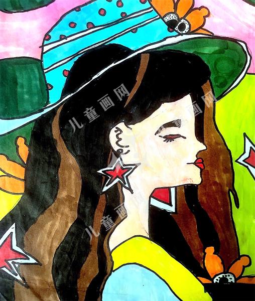 戴草帽的女人