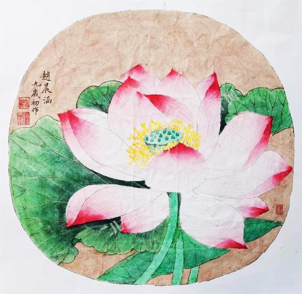 出水芙蓉图