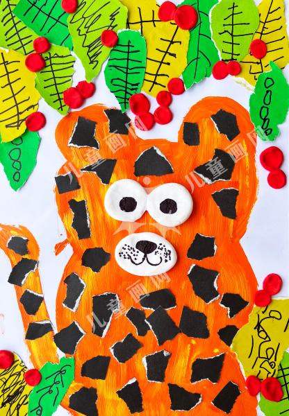 丛林里的花豹子