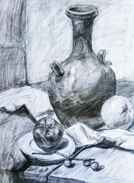 素描静物
