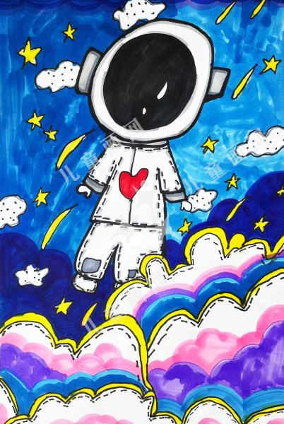 飞上太空的宇航员