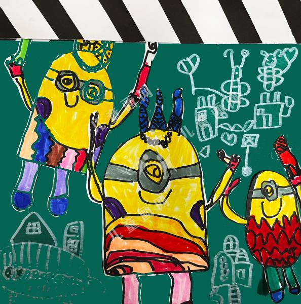 拍电影的小黄人