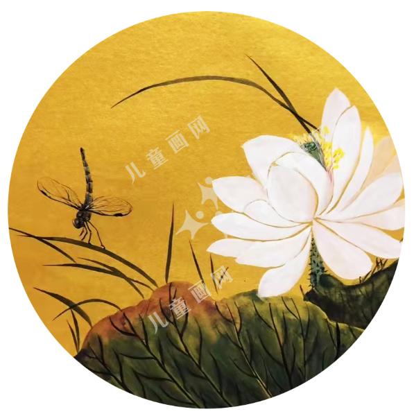 蜻蜓与花