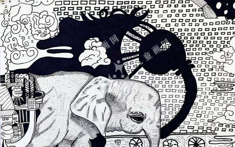 影子下的它