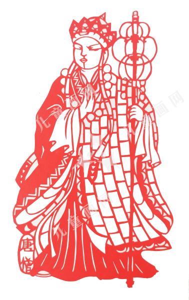 唐僧人物剪纸