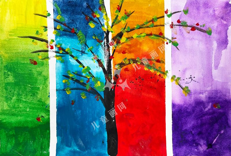 色彩斑斓的春天