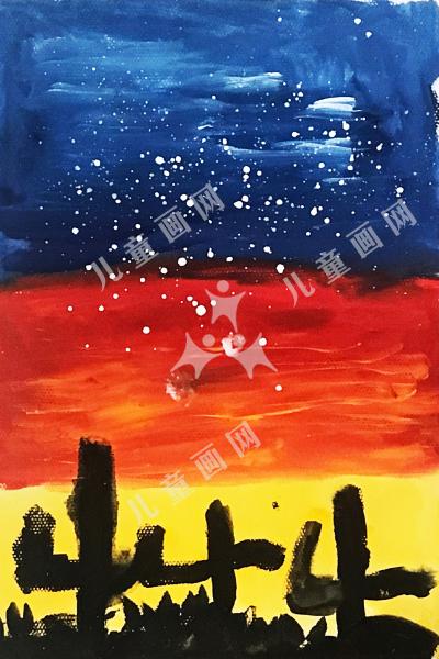 夕阳剪影