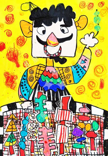 新疆大叔卖烤串