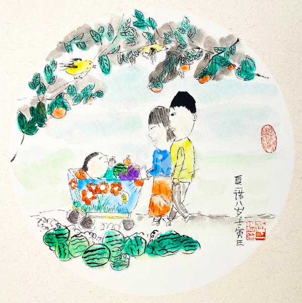 丰收的喜悦
