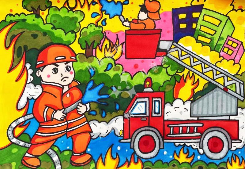 勇敢的消防员