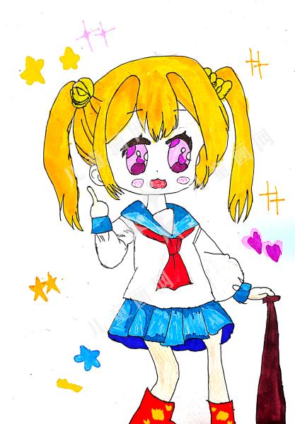 爱运动的美少女