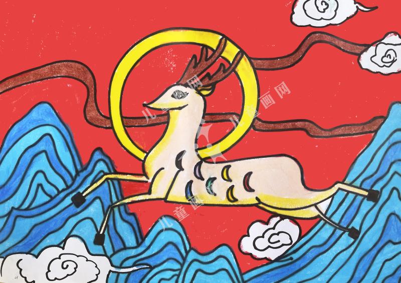七彩神鹿
