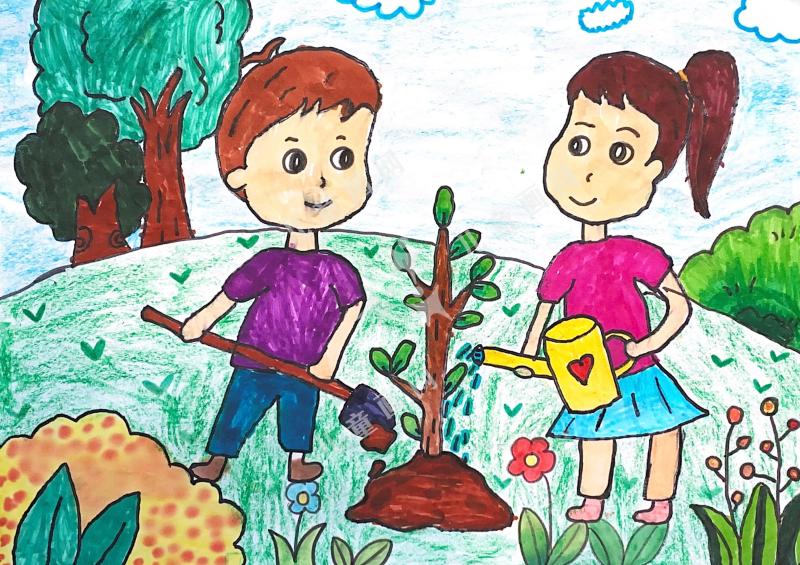 春暖花开，播种绿色