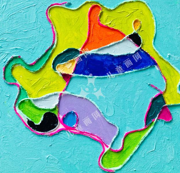 五彩斑斓稻田绘