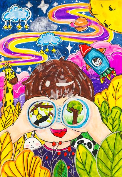 太空里的美丽家园