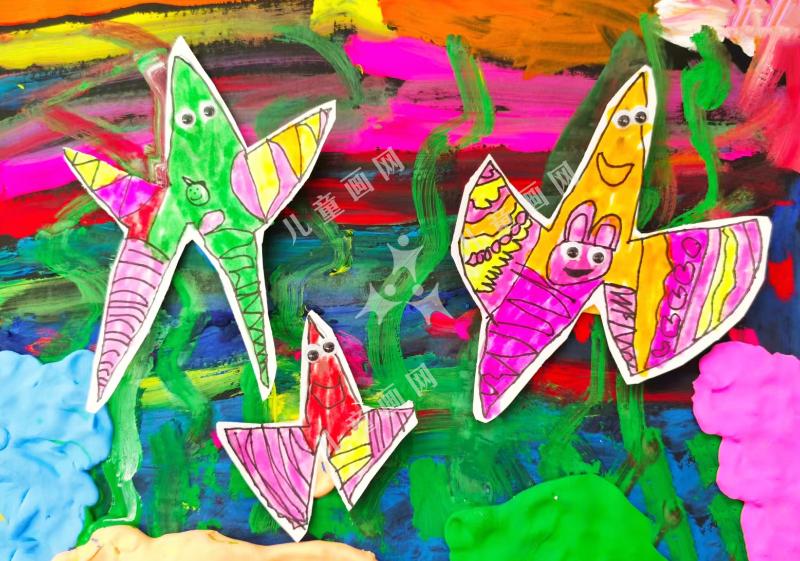 一家快乐的海星