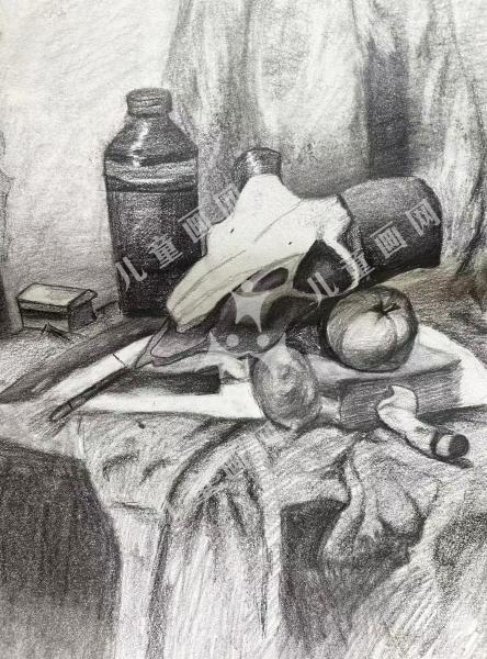 静物素描