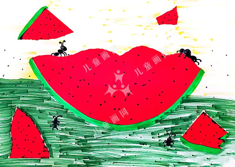 蚂蚁吃西瓜