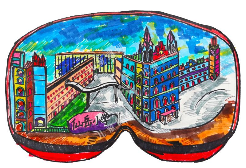 VR眼镜里的美丽校园