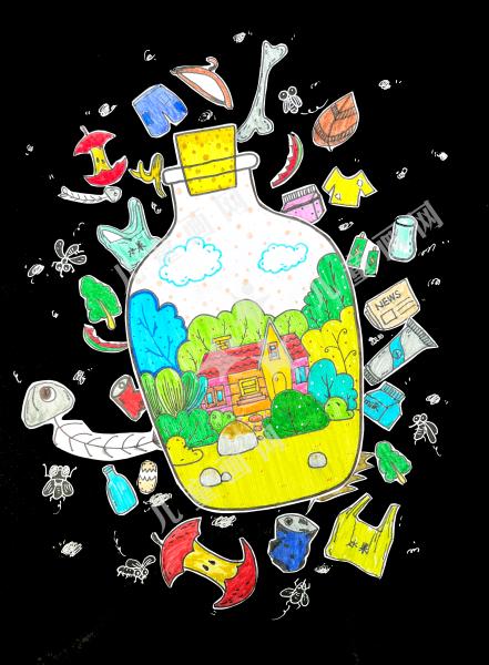 别被垃圾污染了我的家园