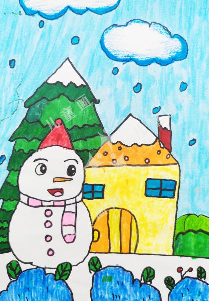 冬天里的雪人