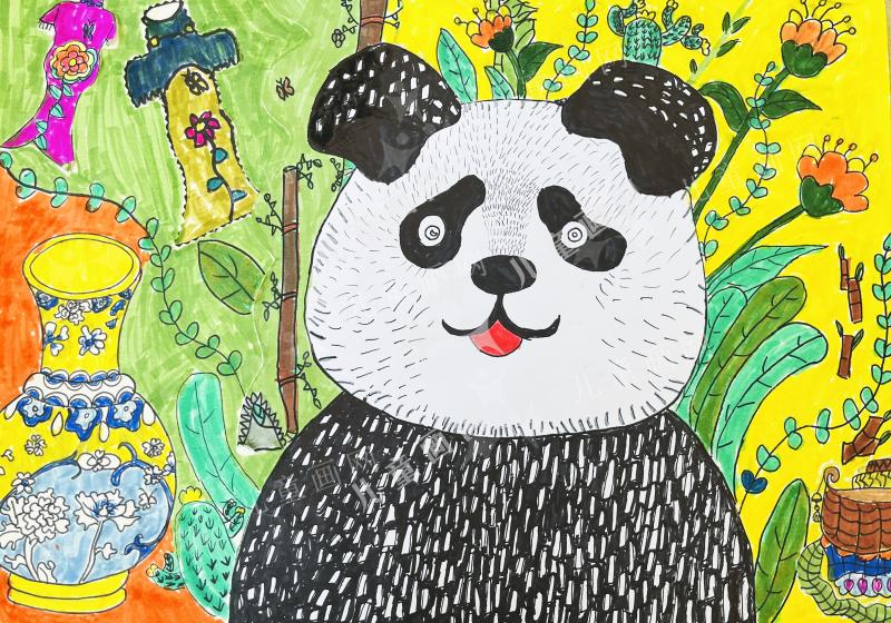 可爱的大熊猫