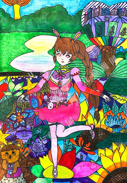 仙子守护绿色梦幻之舞